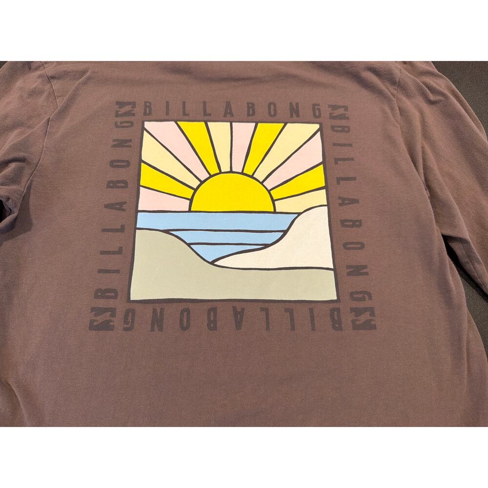 Billabong Adventure Division Gray Long Sleeve Graphic Tee, Women's Size Small - Picture 5 of 5